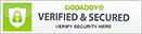 verified secure godaddy site logo