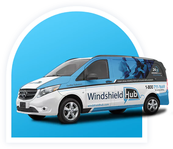 WindshieldHUB mobile auto glass repair van offering same day service